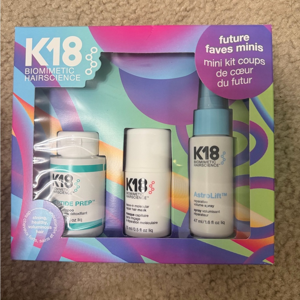 K18 Biomimetic Hairscience Future Faves Minis Kit - Multicolor